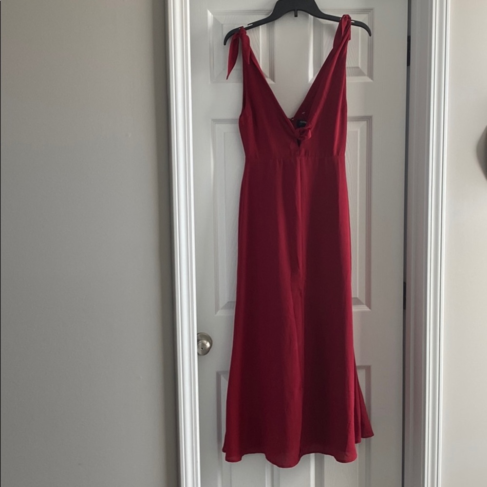 Red dress